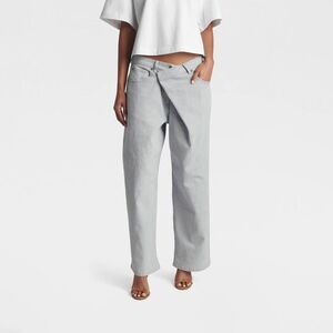 KBB by KAHLANA Women's Low-Rise Barrel 'The Rose Jeans' - Gray Wash 6